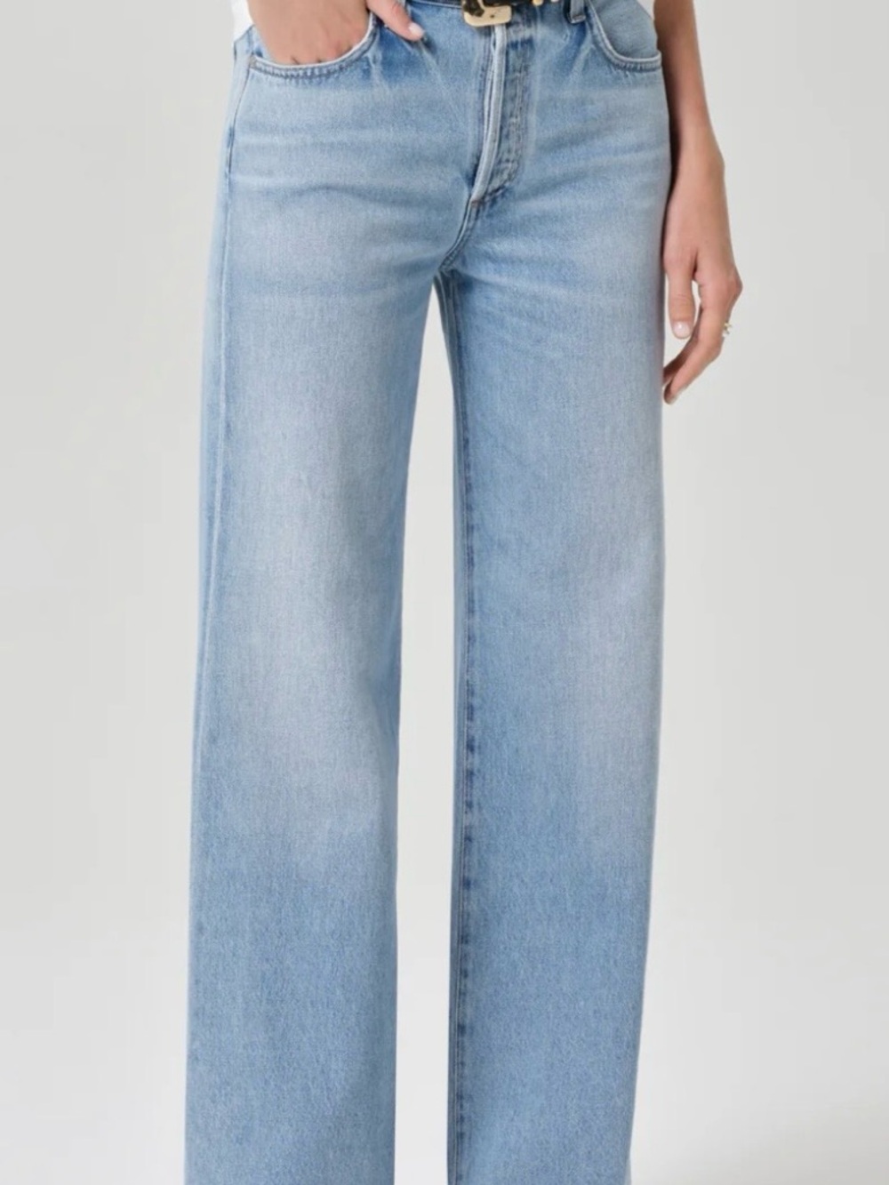 Citizens Of Humanity Annina Light Wash Wide-Leg Jeans - Picture 5 of 5